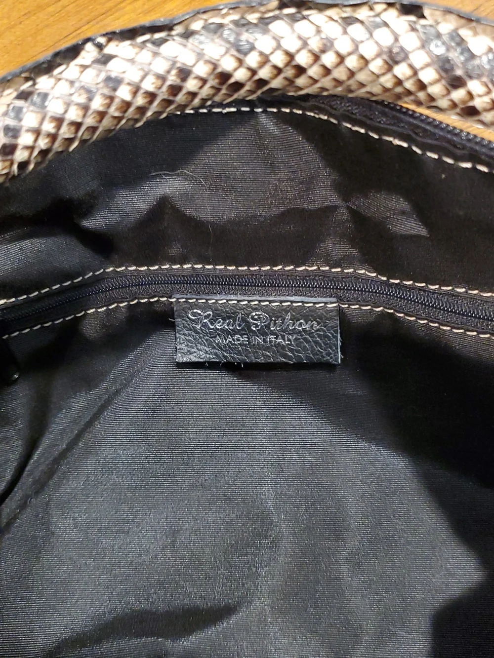 Real Python Shoulder Bag - Picture 12 of 13